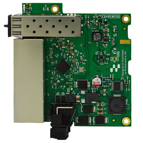 Brainboxes SW-184 Embedded 1 SFP & 4 Port Gigabit Ethernet Switch