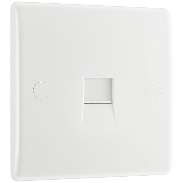 BG 8BTM/1 White Nexus Moulded Single Master Telephone Socket Screw...