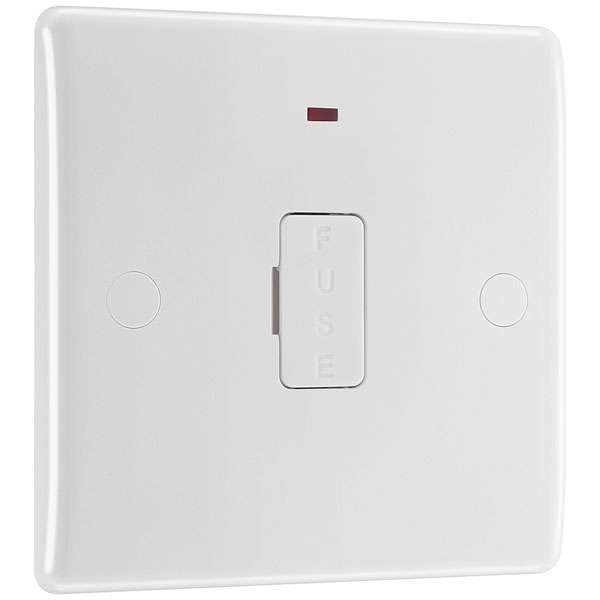 BG 856 White Nexus Moulded Unswitched 13A Fused Connection Unit -P...