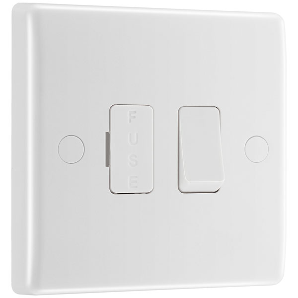 BG 851 White Nexus Moulded Switched 13A Fused Connection Unit - Fl...
