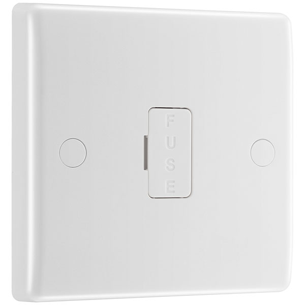 BG 855 White Nexus Moulded Unswitched 13A Fused Connection Unit - ...