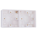BG 877 White Nexus Moulded 1 Gang Surface Box, 50mm