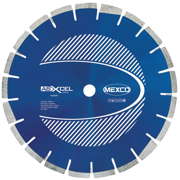 MEXCO ASXCEL35020 Asphalt XCEL Grade Diamond Blade 350 x 20mm
