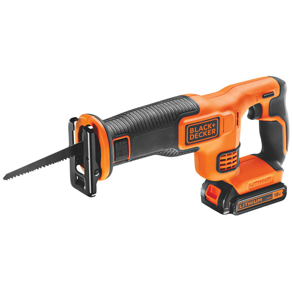 Black+Decker BDCR18C1-GB BDCR18C1 Reciprocating Saw 18V 1 x 1.5Ah ...
