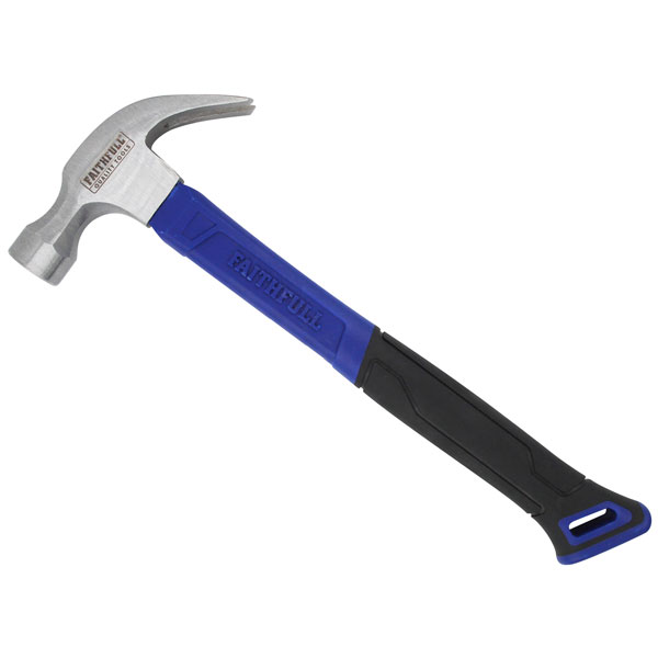 Faithfull FAICH20FGN Claw Hammer Fibreglass Shaft 567g (20oz)