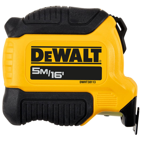 DEWALT DWHT38113-5 Compact Series Tape Measure 5m/16ft (Width 28mm)