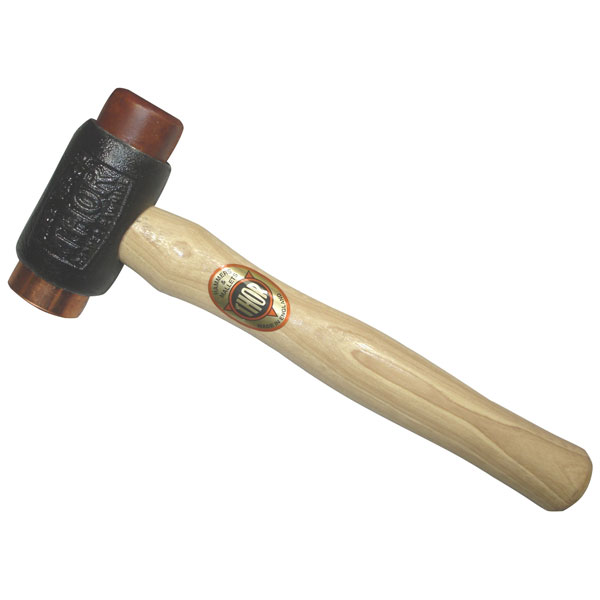 Thor 03-212BH Copper / Hide Hammer - Branded Head Size 2 (38mm) 1070g