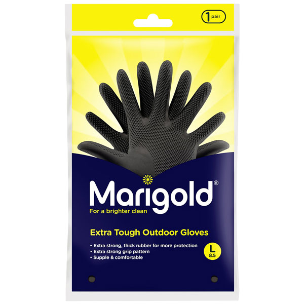 Marigold 175444 Extra Tough Outdoor Gloves - Large (6 Pairs)