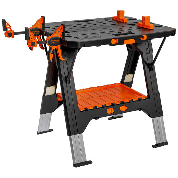 Click to view product details and reviews for Pony Jorgensen Poj60pro E Z Clamp&trade; Heavy Duty Folding Worktable.