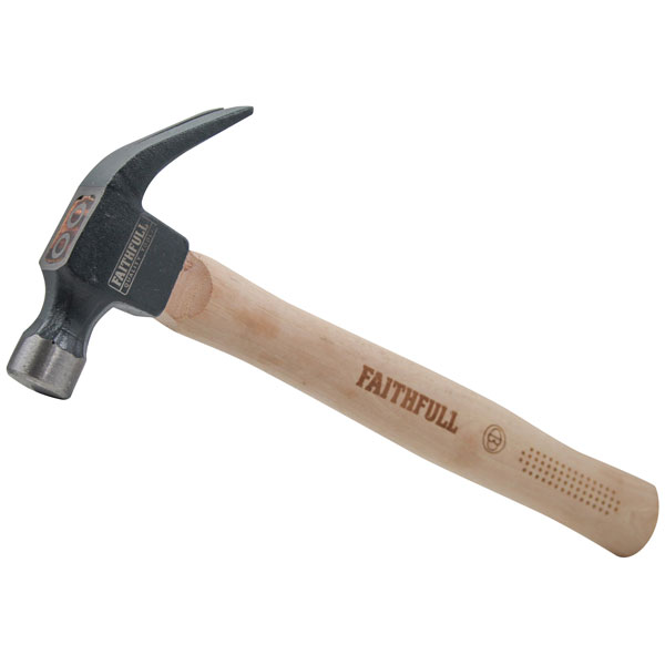 Faithfull FAICAH20FSC FSC Hickory Claw Hammer 567g (20oz)
