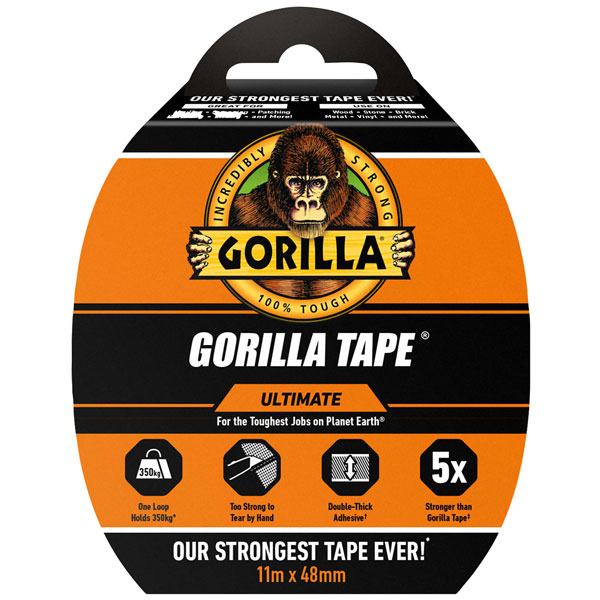 Gorilla Glue 118263 Gorilla Tape® Ultimate 11m Black