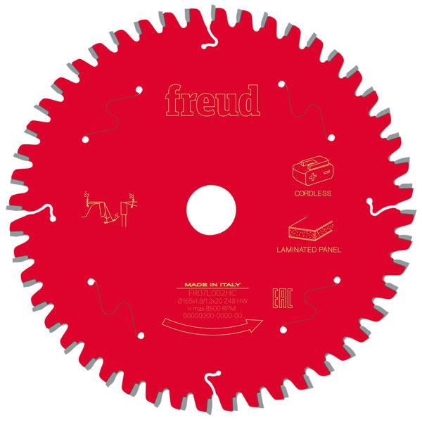 Freud F03FS10076 Laminated Panel Circular Saw Blade 160 x 20 x 1.8...