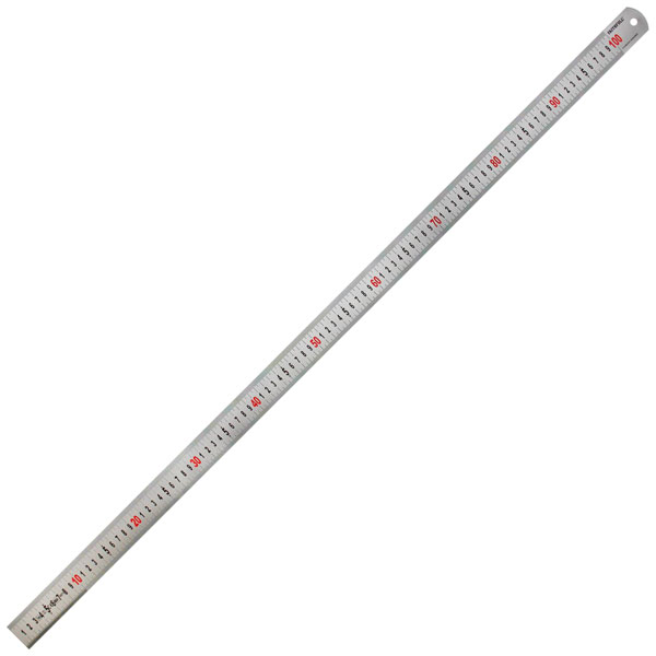 Faithfull FAIRUL150MS Matt Silver Measuring Rule 150mm