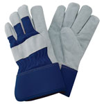 Navy Fleece Lined Rigger Gloves - Large