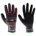 Nitrile Palm Impact Cut D Gloves - L (Size 9)