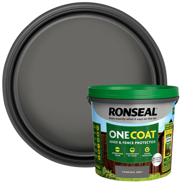 Ronseal KCB.8174503.50100.81 One Coat Shed & Fence Protection Dark...