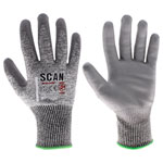 PU Palm Cut D Gloves - L (Size 9)