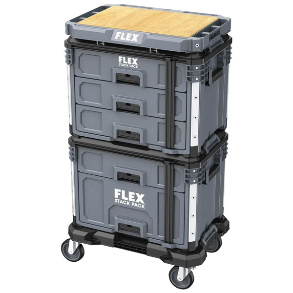 Flex Power Tools 533247 TKL SP SET 2 STACK PACK Carrying Case Kit 2