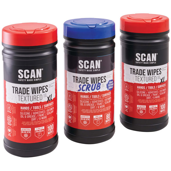 Scan SCXMS/3 Trade and Scrub Wipe Triple Pack