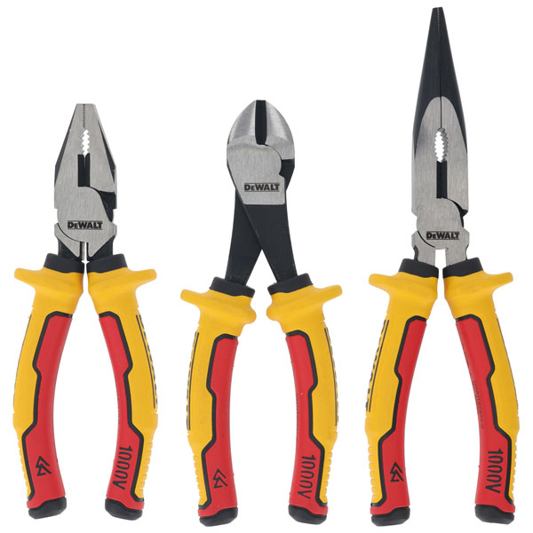 DEWALT DWHT82811-0 VDE Plier Set, 3 Piece