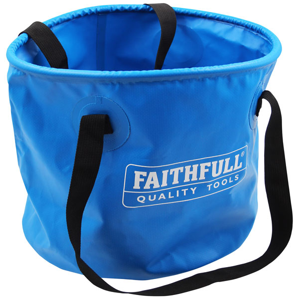 Faithfull FAI20LBUCKET Waterproof Collapsible Bucket 20 litre
