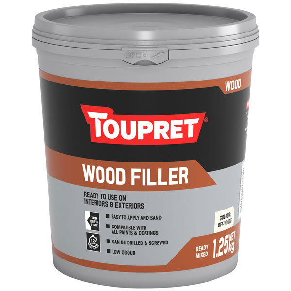 Toupret TTRPBOWTUBGB Wood Filler Off-White 330g