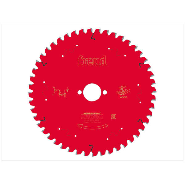 Freud F03FS09760 Wood Mitre Saw Blade 260 x 30 x 2.4/1.8mm x 60T