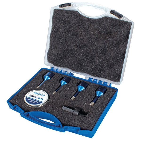 Mexco Xcel Grade Diamond Tile Drill Bit Set (6-10Mm) - Black - Image 7