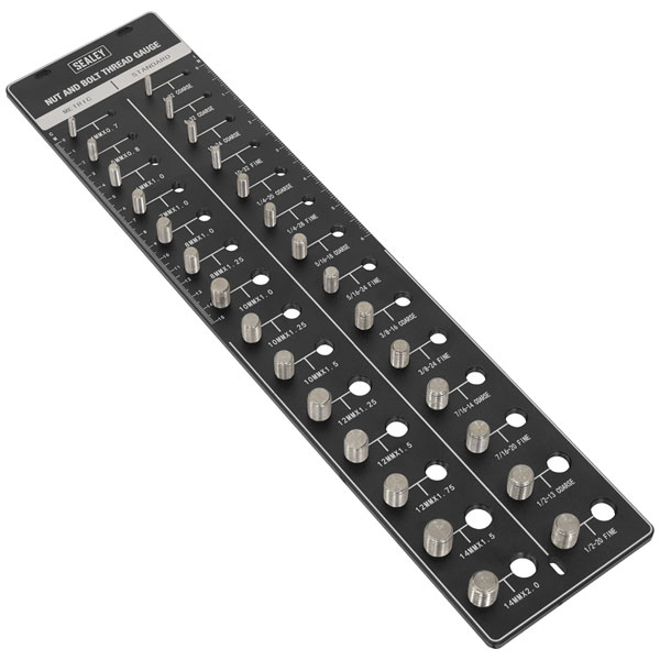 Sealey AK28 Metric/Imperial Nut & Bolt Thread Checker
