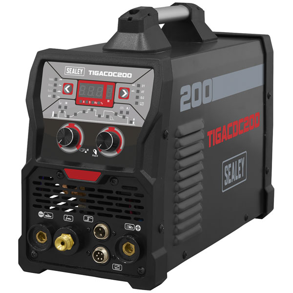 Sealey TIGACDC200 200A TIG/MMA AC/DC Pulse Inverter Welder 230V