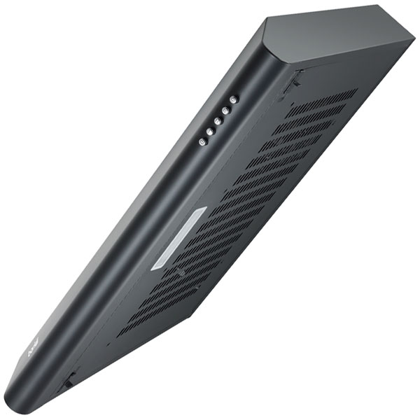 Baridi DH107 Visor Cooker Hood Extractor Fan 60cm - Black