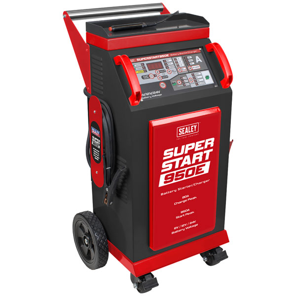 Sealey SUPERSTART950E 6/12/24V Battery Starter/Charger 950A