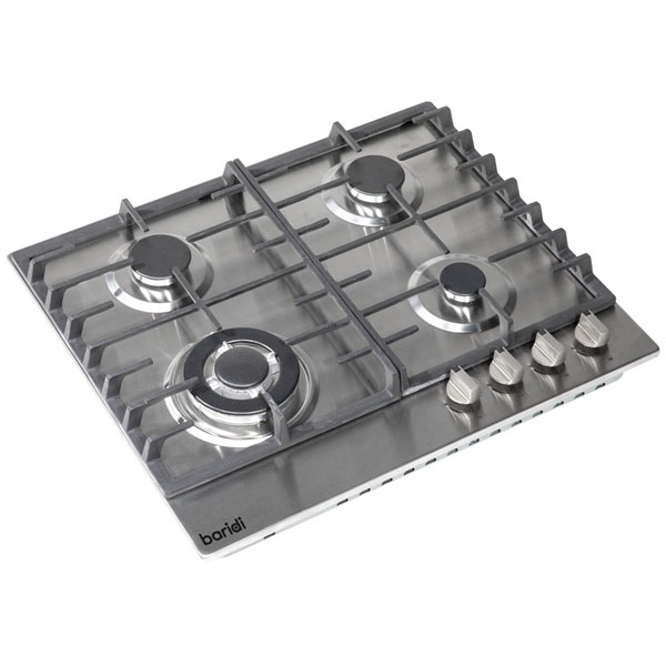 Gas Cooker Hob Burner 60cm, 4 Cooking Zones, Stainless Steel Baridi DH225 A - Image 6
