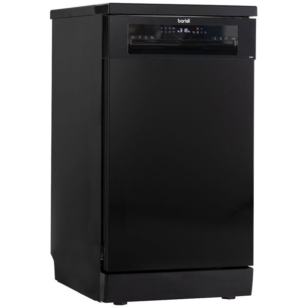 Baridi DH267 Slimline Freestanding Dishwasher 45cm Wide - Black