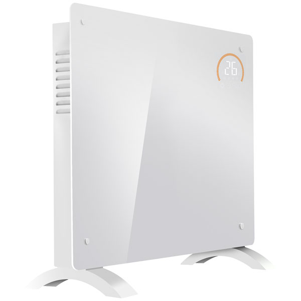 Baridi DH136 Electric Glass Panel Heater 1000W/230V Wi-Fi Enabled ...