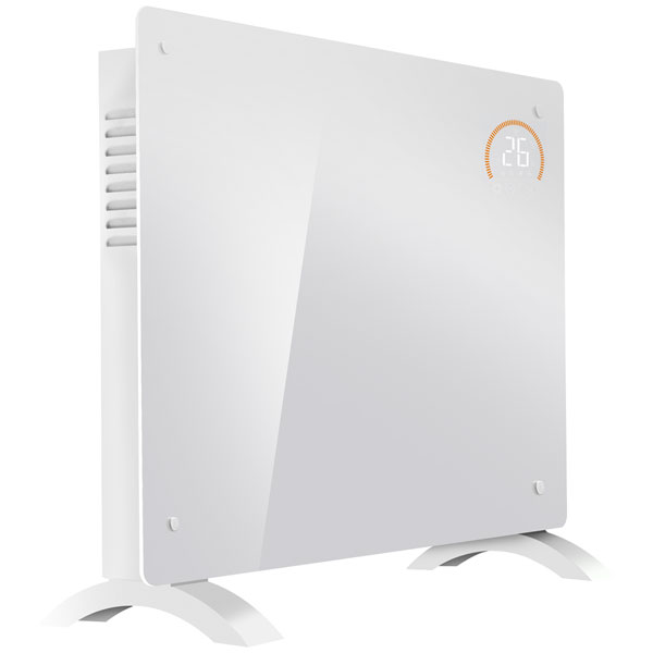 Baridi DH138 Electric Glass Panel Heater 1500W 7-Day Timer Wi-Fi E...
