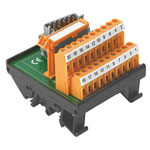 Weidmuller Connectors-Terminal Blocks-DIN Rail Mount PLC Adapter 638372