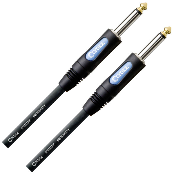 Cordial 13737 Jack Audio Cable Black PVC 3m 6.3mm mono jack to mon...