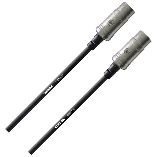Cordial CFD 0,9 AAMIDI Cable Black 1x XLR 5-pin to 1x XLR 5-pin 0.90 m
