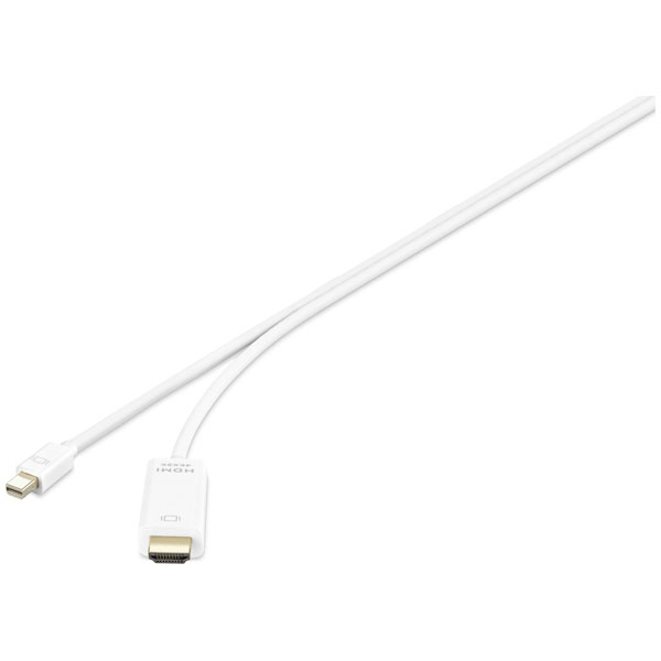 Renkforce RF-4538174 Mini DisplayPort/DisplayPort Adapter Cable Bl...