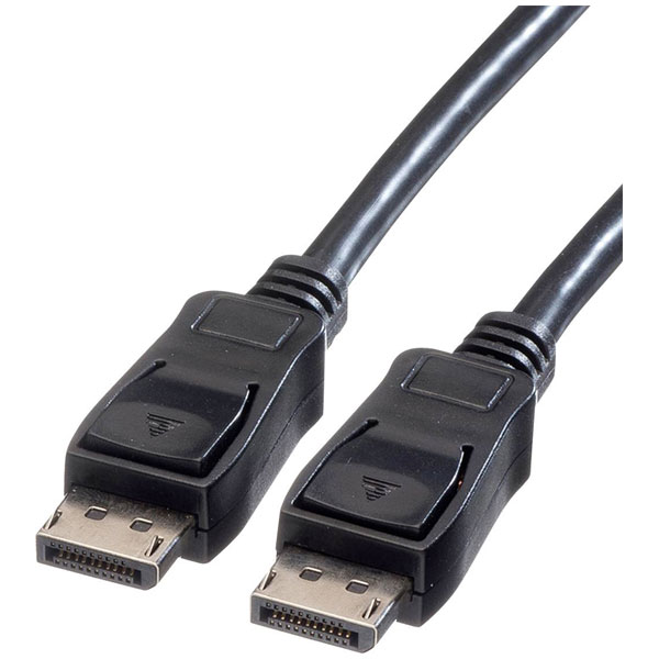 Value 11.99.5811 DisplayPort Cable Black 2.00 m Shielded DisplayPo...