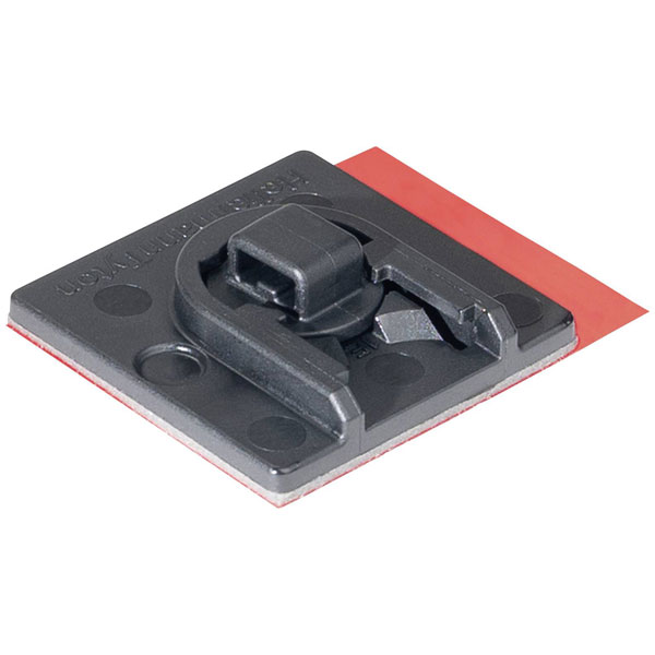 HellermannTyton 151-03364 Cable mount self-adhesive black plastic ...