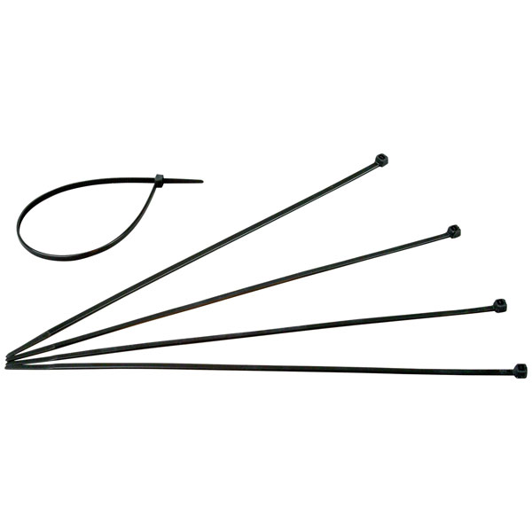 Kopp 328404090 Cable tie Black Weatherproof 300 mm x 4.8 mm Pack of 50