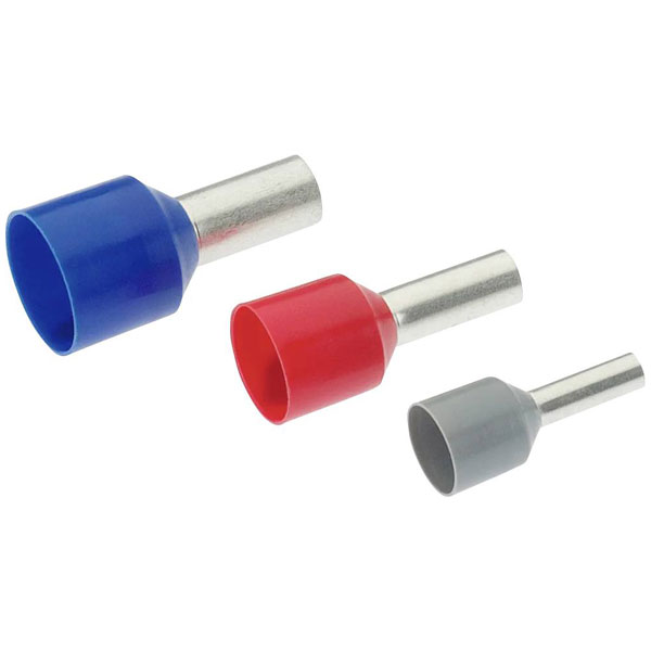 Cimco 187306 Ferrule Partially insulated Red 10 mm² 100 pcs Ferrules
