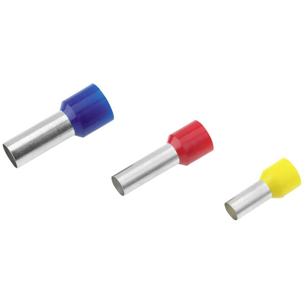 Cimco 187022 Ferrule 6 mm² Partially insulated Yellow 100 pcs
