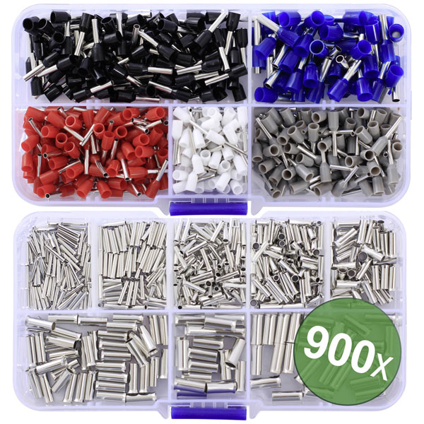 Quadrios 25C535 Ferrule Bootlace Turquoise Partially insulated 0.3...