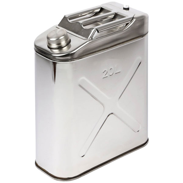 Berger & Schröter 116256 Fuel Can 20L Stainless Steel