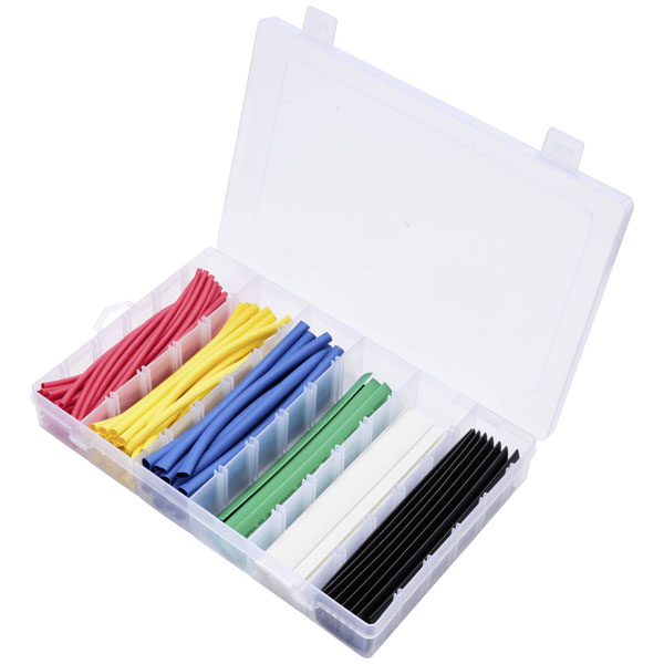 TRU COMPONENTS TC-13388812 Heatshrink set Red Yellow Blue Green Wh...