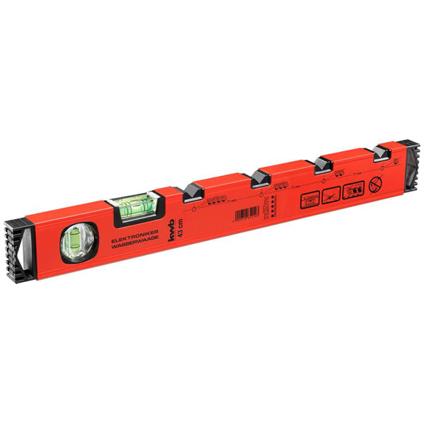 kwb 065210 Electrician's level 480 mm Yellow spirit level accurate...