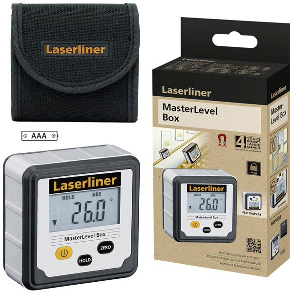 Laserliner 081.260E MasterLevel Digital level spirit level blue du...